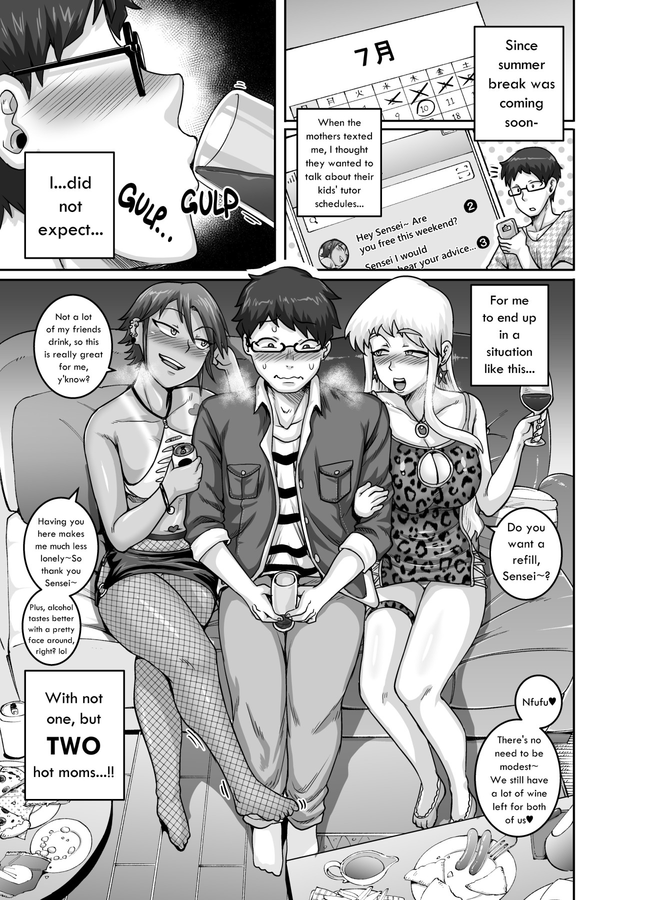 Hentai Manga Comic-Hungry Single Mothers-Read-8